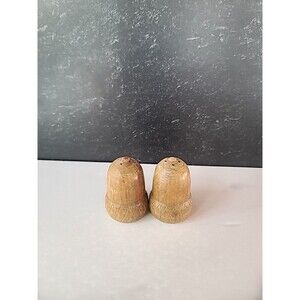 Vintage Acorn Shaped Salt And Pepper Shakers, READ